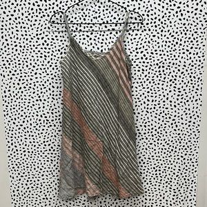 Flax Striped Mini Dress - Multicolor